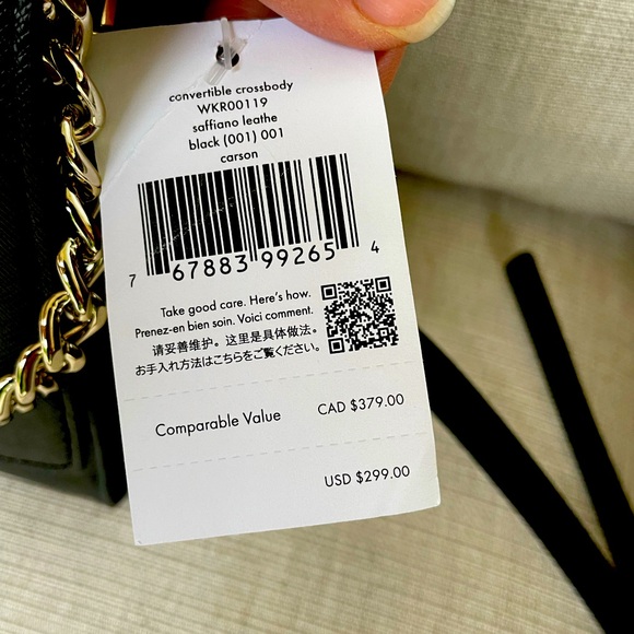 Kate Spade, Carson, Black, Convertible, Crossbody - Picture 6 of 6